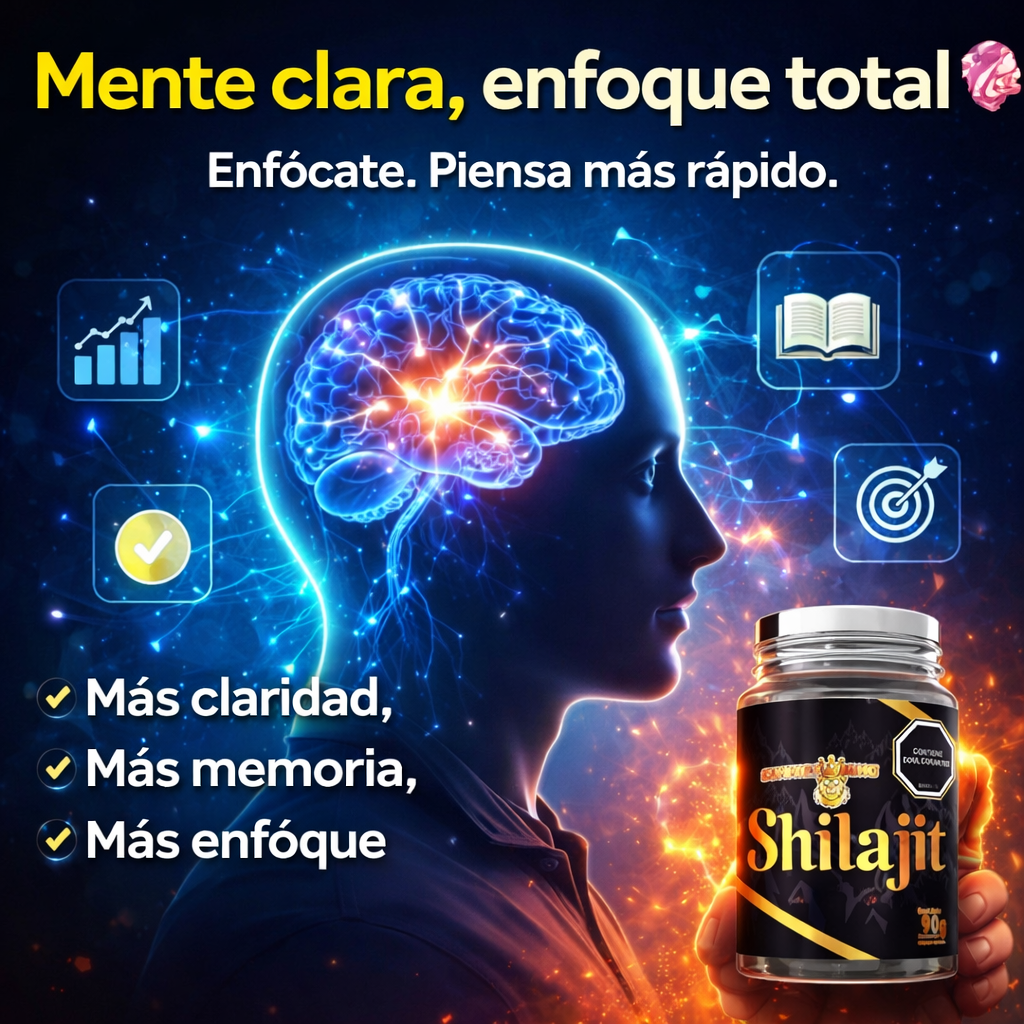 Gomas Shilajit 💚 Fuerza, Presencia y Rendimiento 💪 2x1