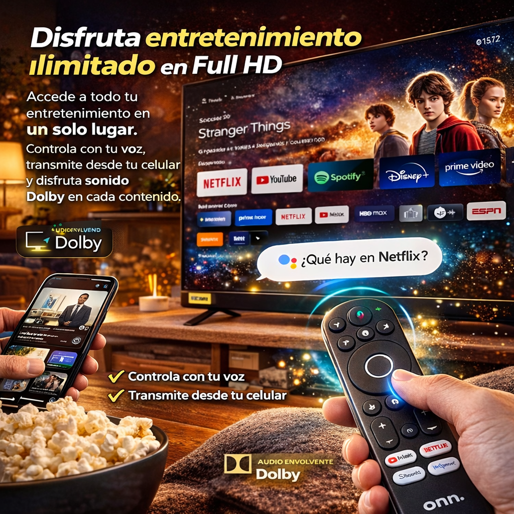 Decodificador ONN Full HD