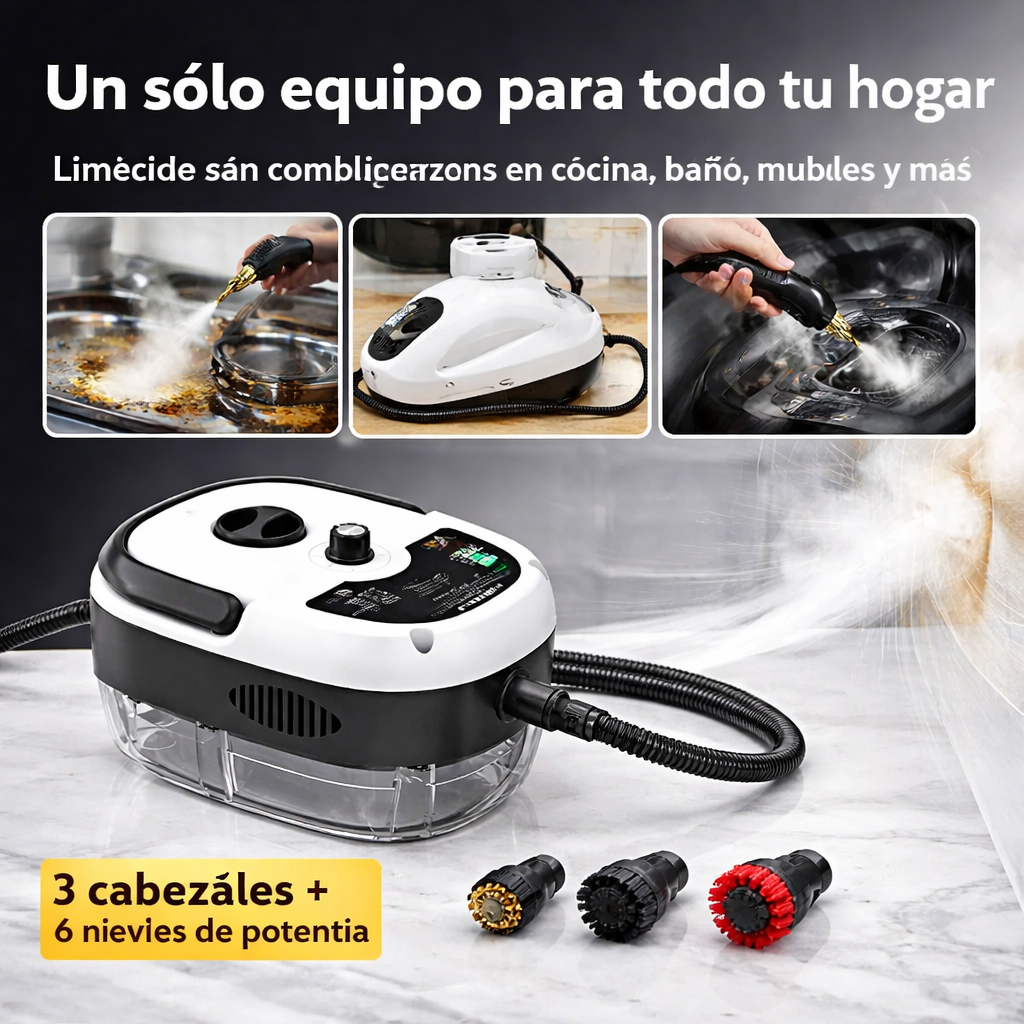 Limpiador a vapor portátil
