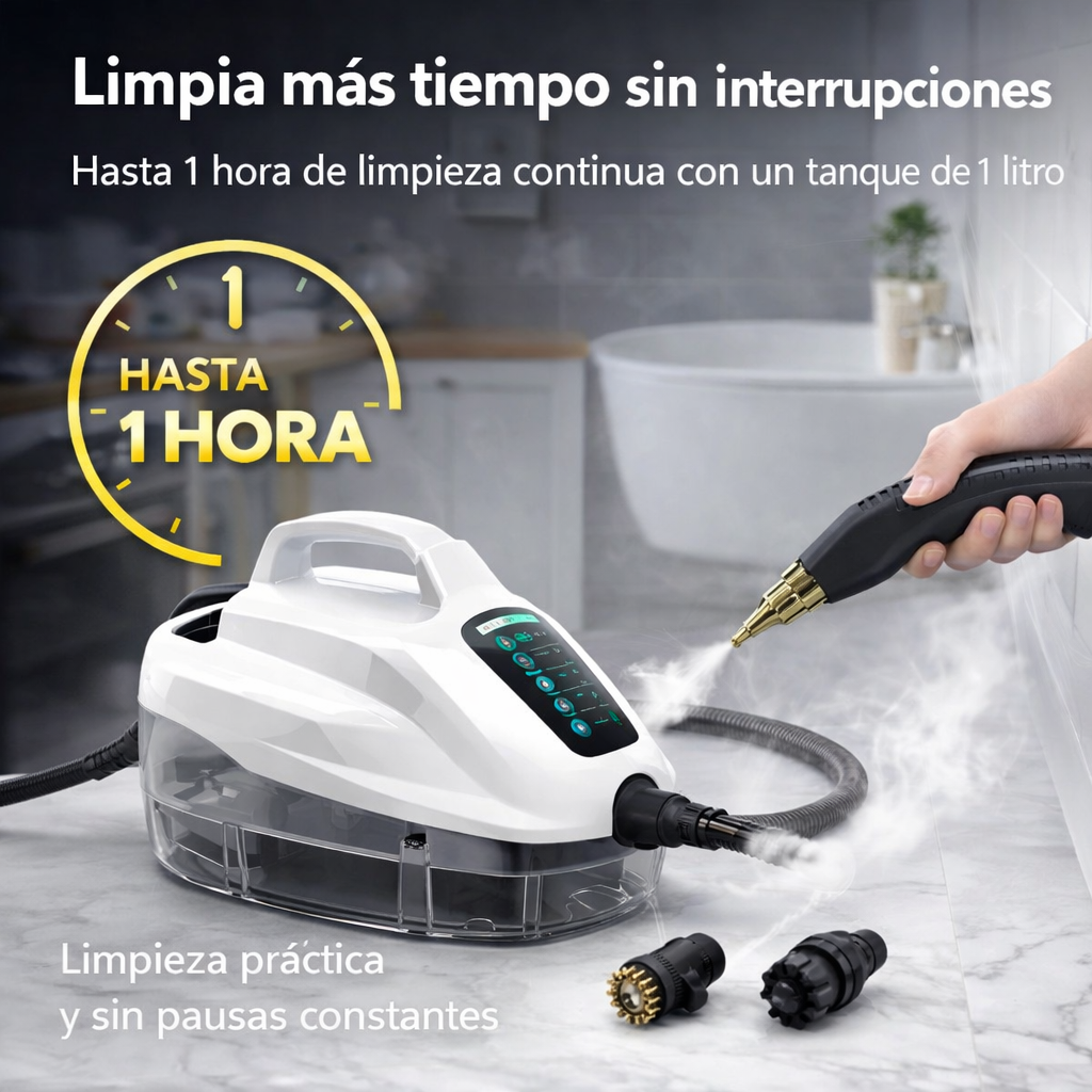 Limpiador a vapor portátil