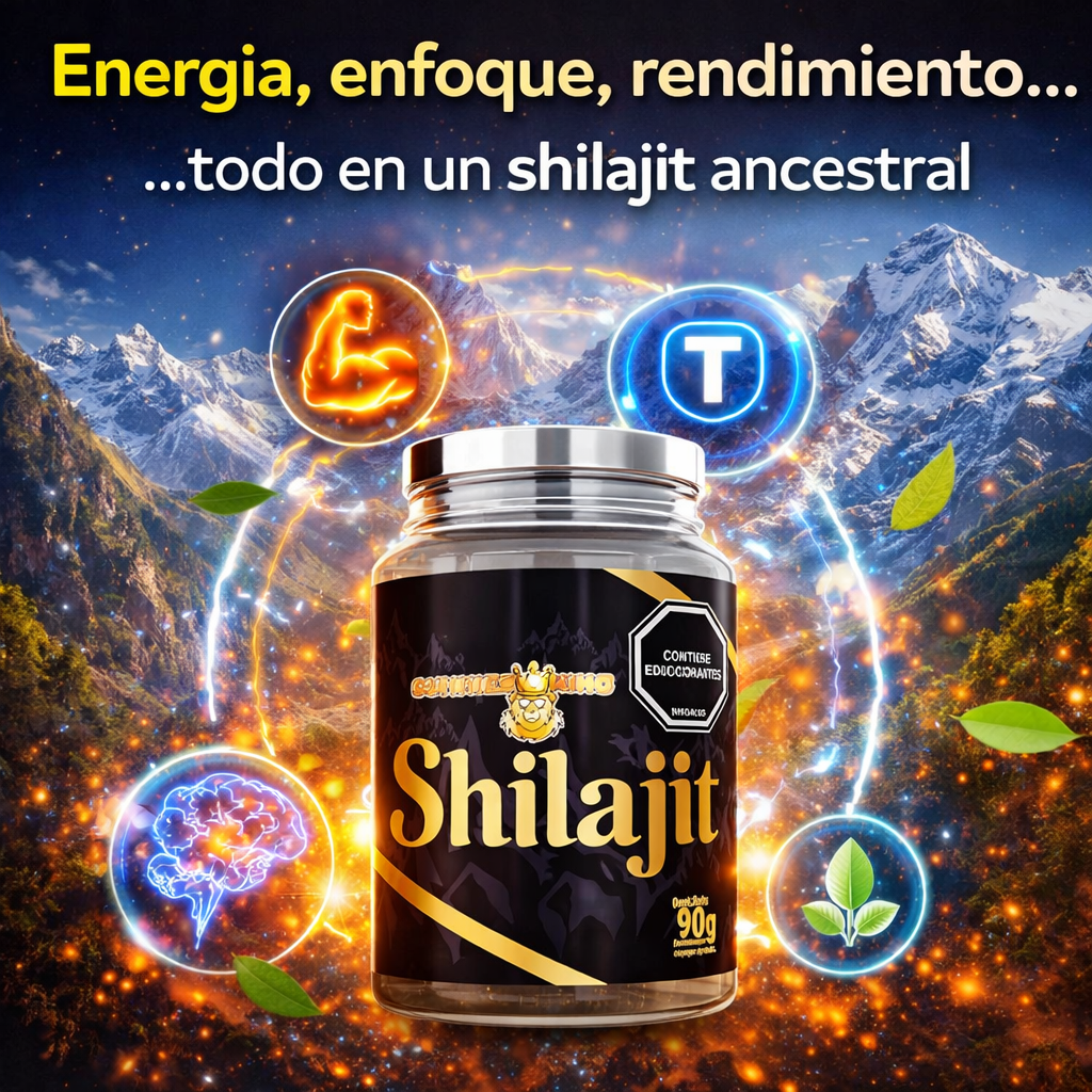 Gomas Shilajit 💚 Fuerza, Presencia y Rendimiento 💪 2x1