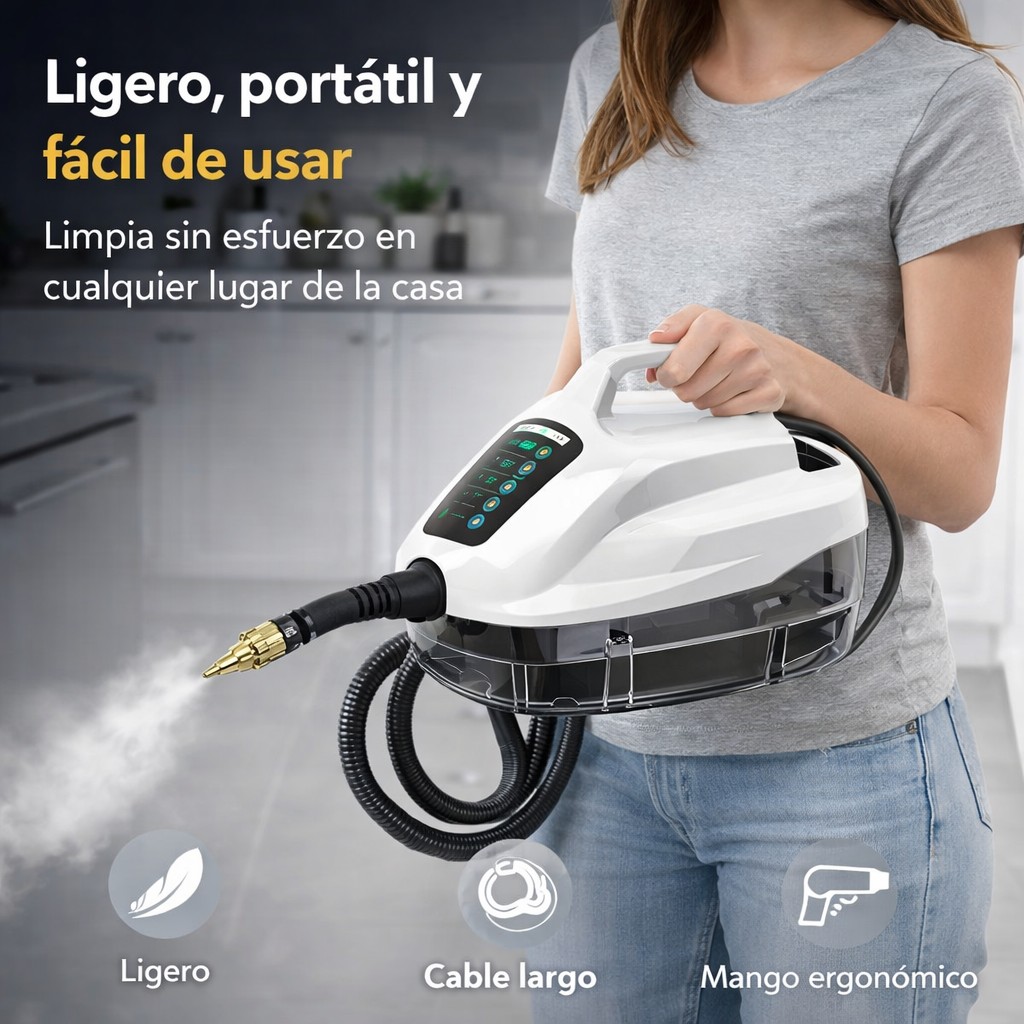 Limpiador a vapor portátil