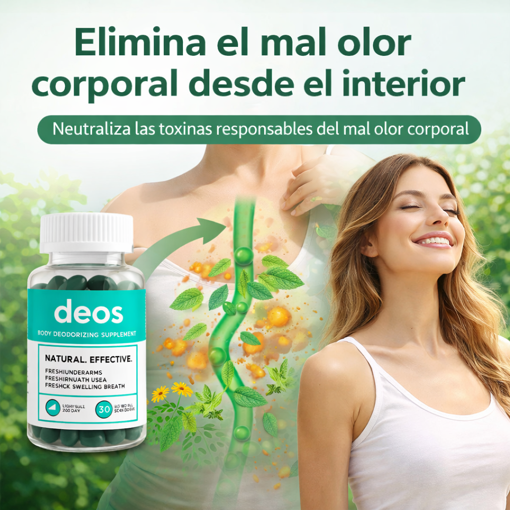 DEOS – Desodorizante Corporal en Cápsulas Paga 1 lleva 2