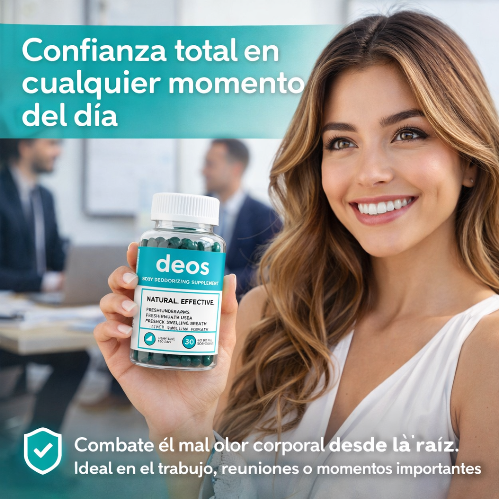 DEOS – Desodorizante Corporal en Cápsulas Paga 1 lleva 2