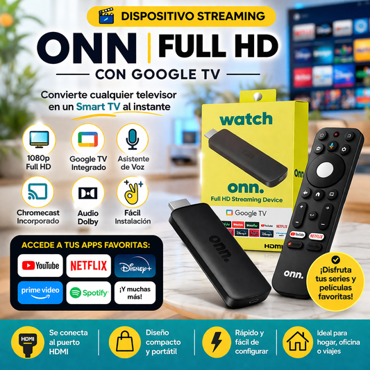 Decodificador ONN Full HD